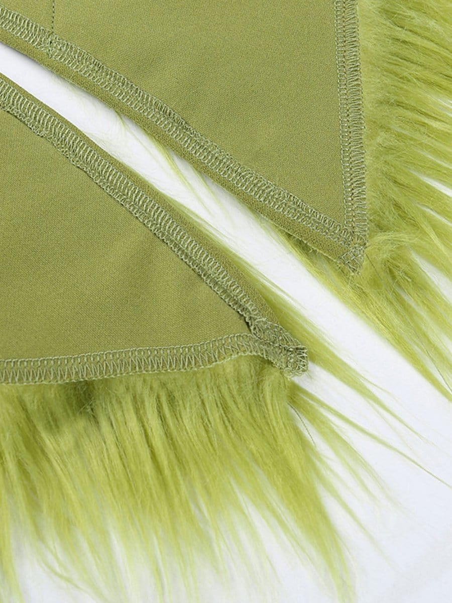 Sonia One Shoulder Feather Midi Dress