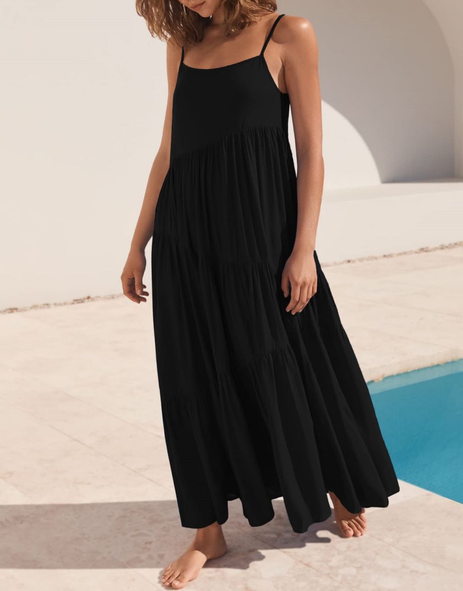 Abelia Premium Asymmetrical Maxi Dress for Summer Boutique Collection