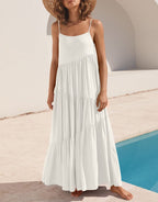 Abelia Premium Asymmetrical Maxi Dress for Summer Boutique Collection