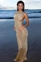 Sparkle Glitter Slim Vacation Dress