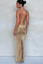 Sparkle Glitter Slim Vacation Dress