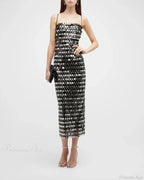 Sparkling Sexy Slim Sequin Dress Spaghetti Strap Sleeveless Sling Party Dress