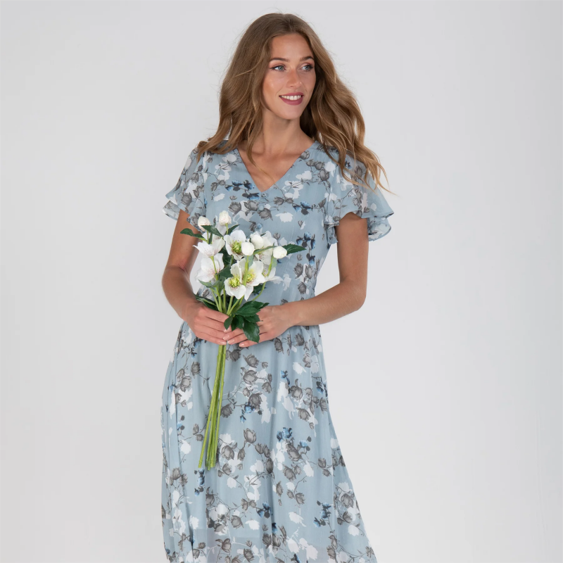 Verónica Statement Stylish Summer Dress Occasion Edit