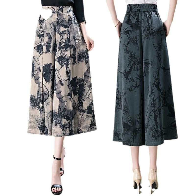 Elegant Chiffon Wide Leg Culottes