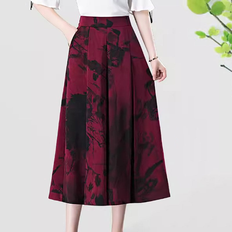 Elegant Chiffon Wide Leg Culottes