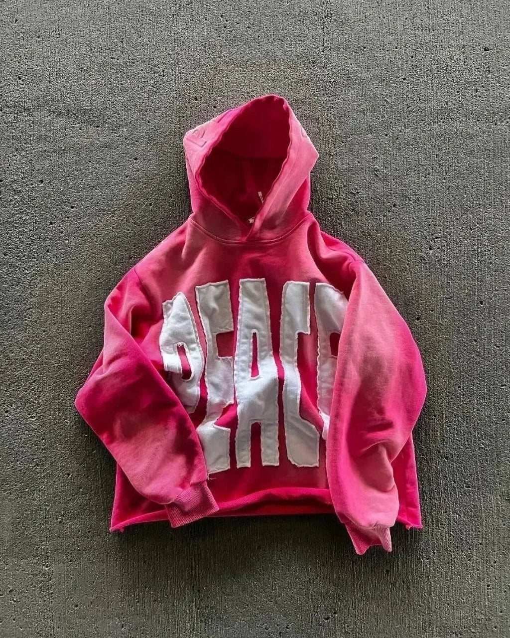 Star Patch Embroidery Hoodie