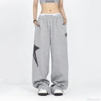 Stars Embroidery Pants Pants