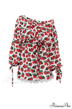 Strawberry Drop Shoulder Dress