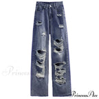 Street Style Hip Hop Ripped Jeans
