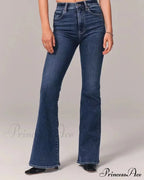 Stretch High Waist Slimming Skinny Flare Women's Casual Fashion Slim fit Small Summer New Jean