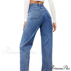 Stretch Straight-Leg Denim Trousers Women Loose Straight Washed Denim Pants Fashion Pants Fall Winter new Jean