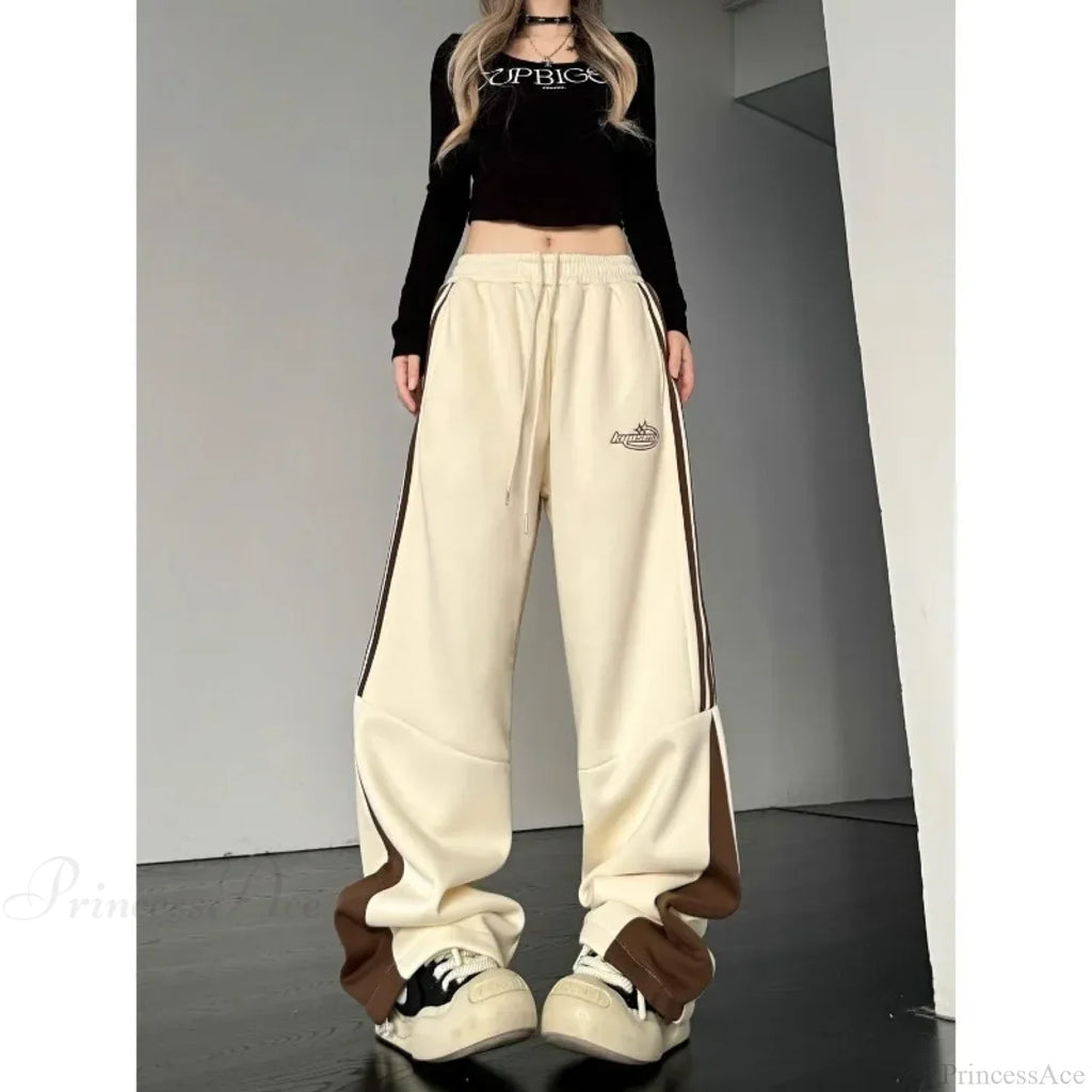 Striped Cargo Sweatpants Casual Pants