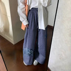 Striped Y2K Women Casual Elastic Pants