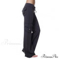 Strong Elastic Wide Leg Soft Sports Drawstring Straight Cargo Pants