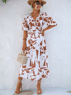Bárbara Timeless Stylish Midi Summer Dress Chic Silhouette Collection