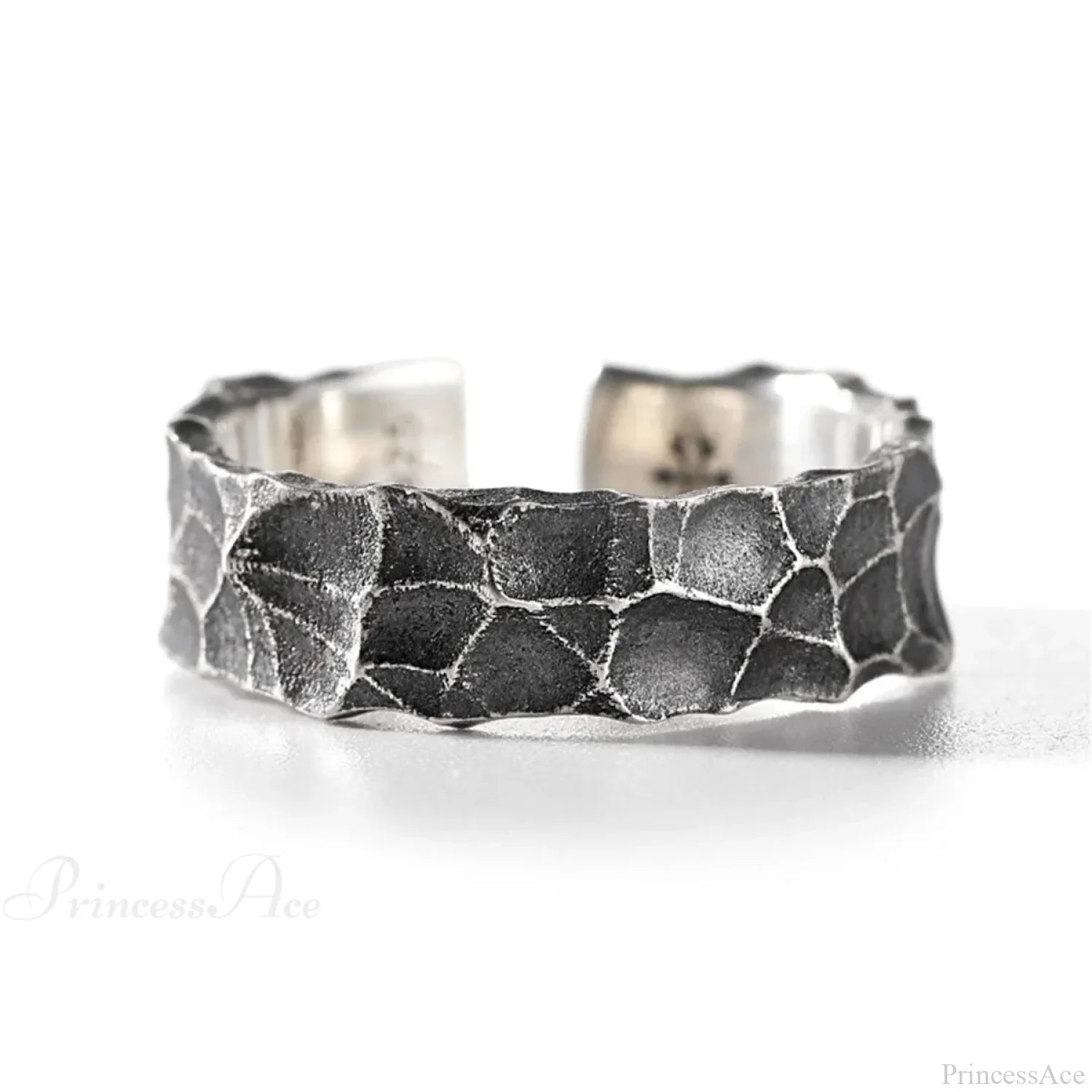 Stylish Silver Simple Gothic Ring