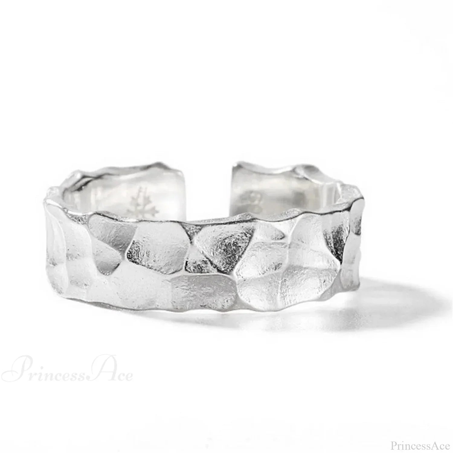 Stylish Silver Simple Gothic Ring