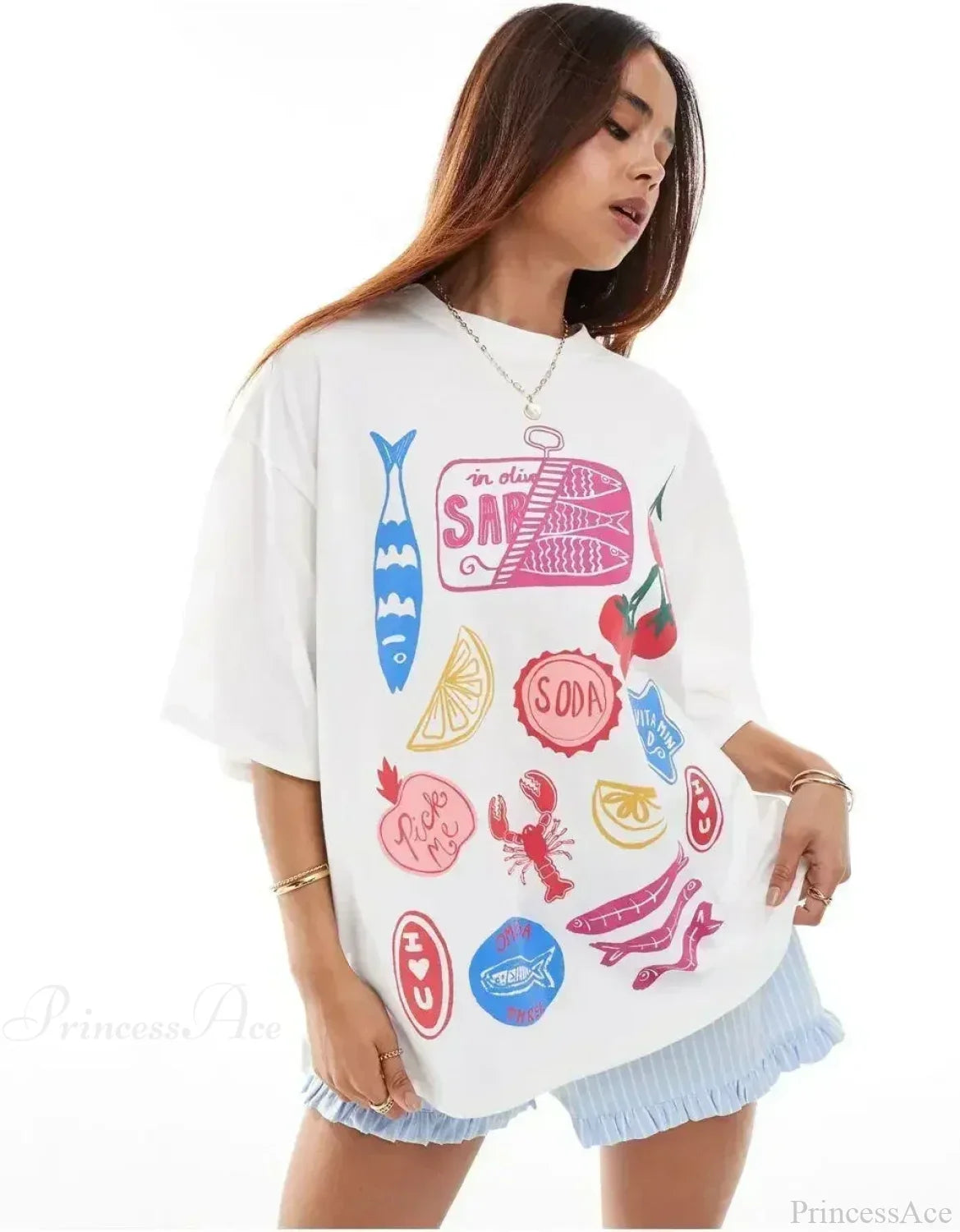 Summer Cute Graphic T-shirt