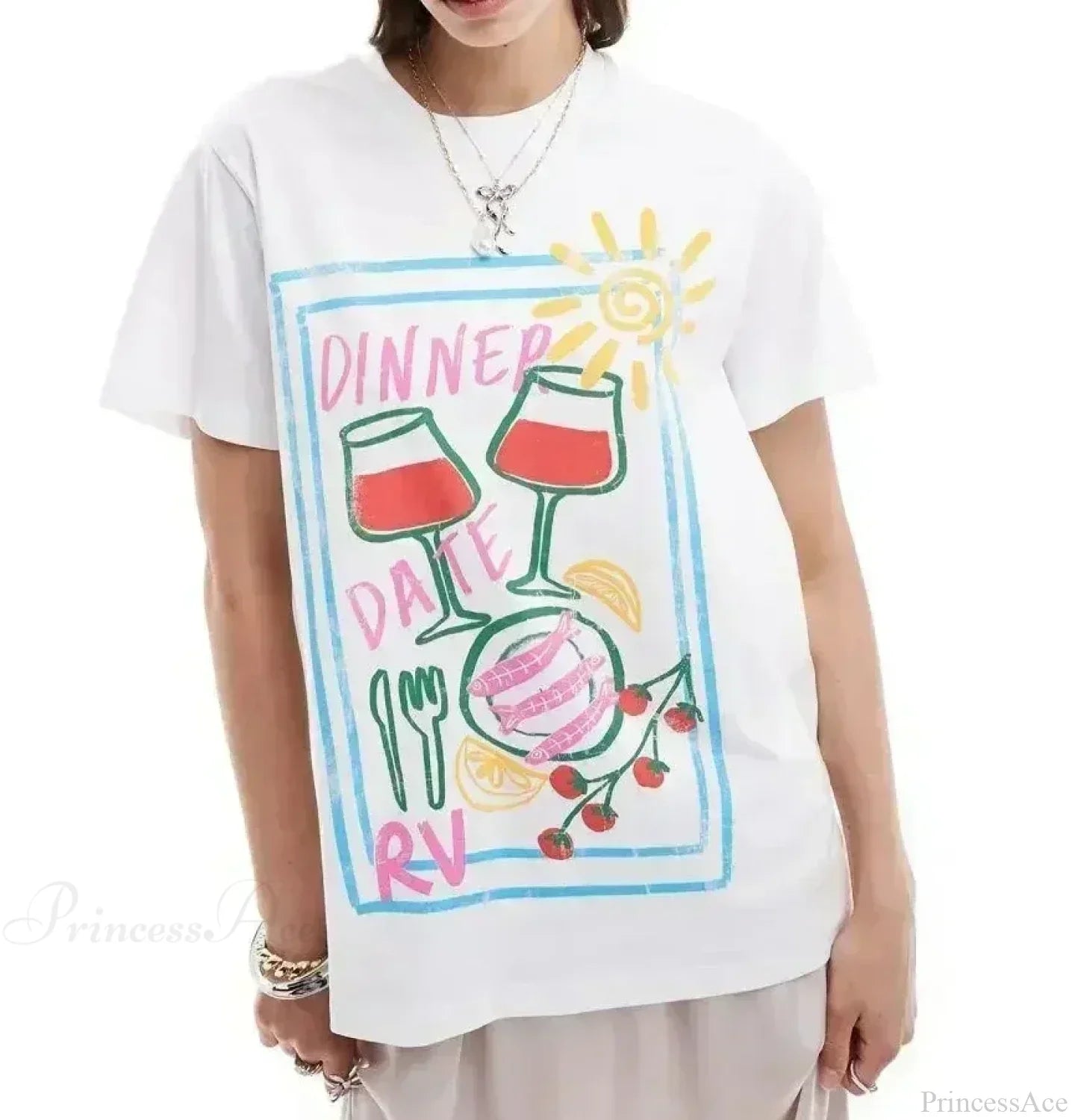 Summer Cute Graphic T-shirt