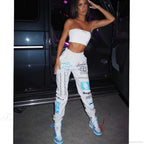 Summer Graphic High Waist Jogger Pants