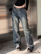 Summer Thin Style New High Waisted Skinny  Small Flared Straight Leg Jean