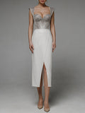 Elegant Backless Hip Dress Dress