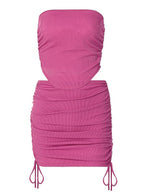 Slim Drawstring Hip Lifting Skirt Suit