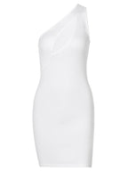 Hollow Out One Piece Hip Wrap Dress