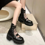 Synthetic Leather Gothic Stud Sandal