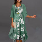 Elga Floral Pattern Dress for Women Date Night Outfit