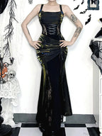 Tall Waist Bandage Bodice Maxi Dress
