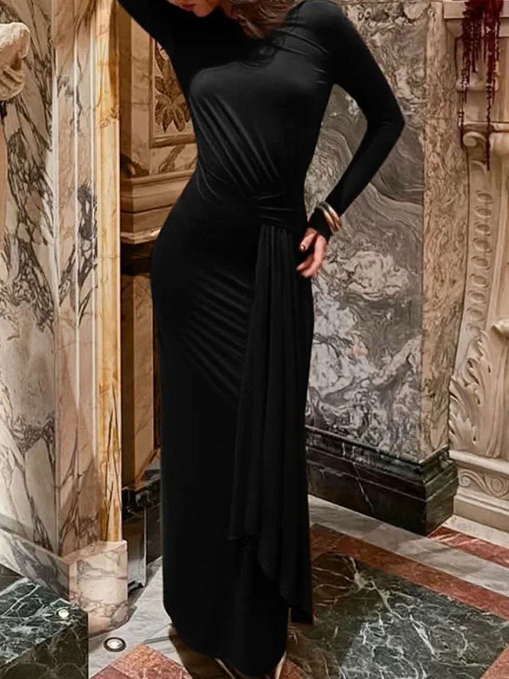 Tatum Long Sleeve Maxi Dress