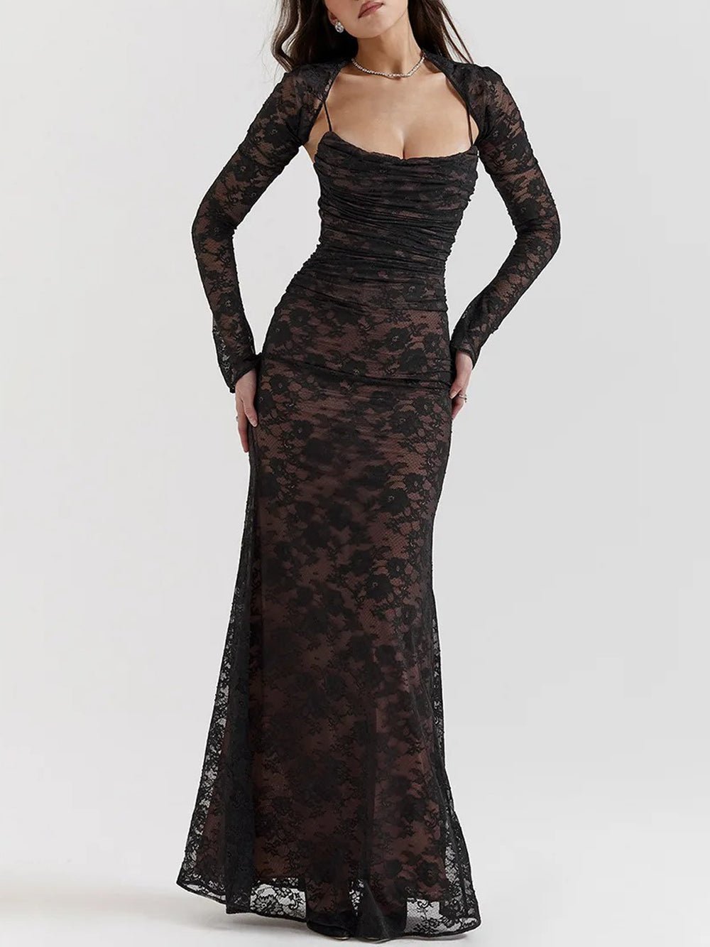 Thea Long Sleeve Maxi Dress