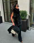 Thicken Warm Sleeveless Vest Coat
