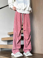 Tie Dye Corduroy Wide Leg Pants