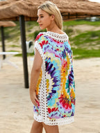 Tie Dye Hollow Beach Cover Up