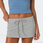 Tie Waist Side Slit Pencil Skirt