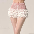 Tiered Lace Cake Pettipants Skirt