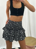 Tiered Ruffled Fairy Style Skirt