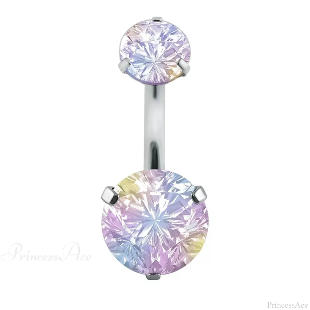 Traditional Zircon Drip Medieval Stomach Ring