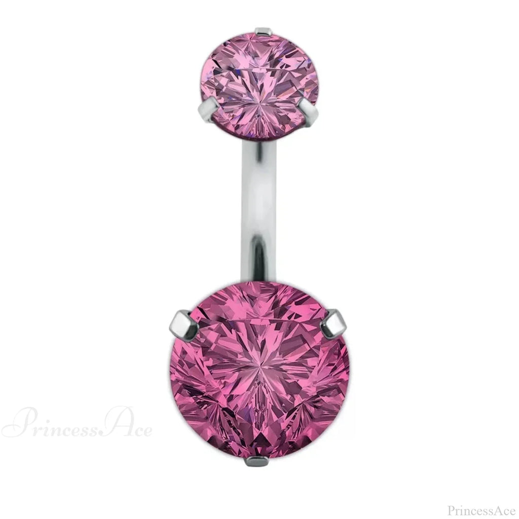 Traditional Zircon Drip Medieval Stomach Ring