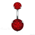 Traditional Zircon Drip Medieval Stomach Ring