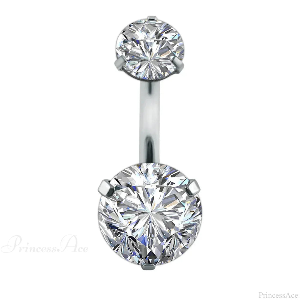 Traditional Zircon Drip Medieval Stomach Ring