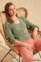 Trendyol Button Detail Cardigan
