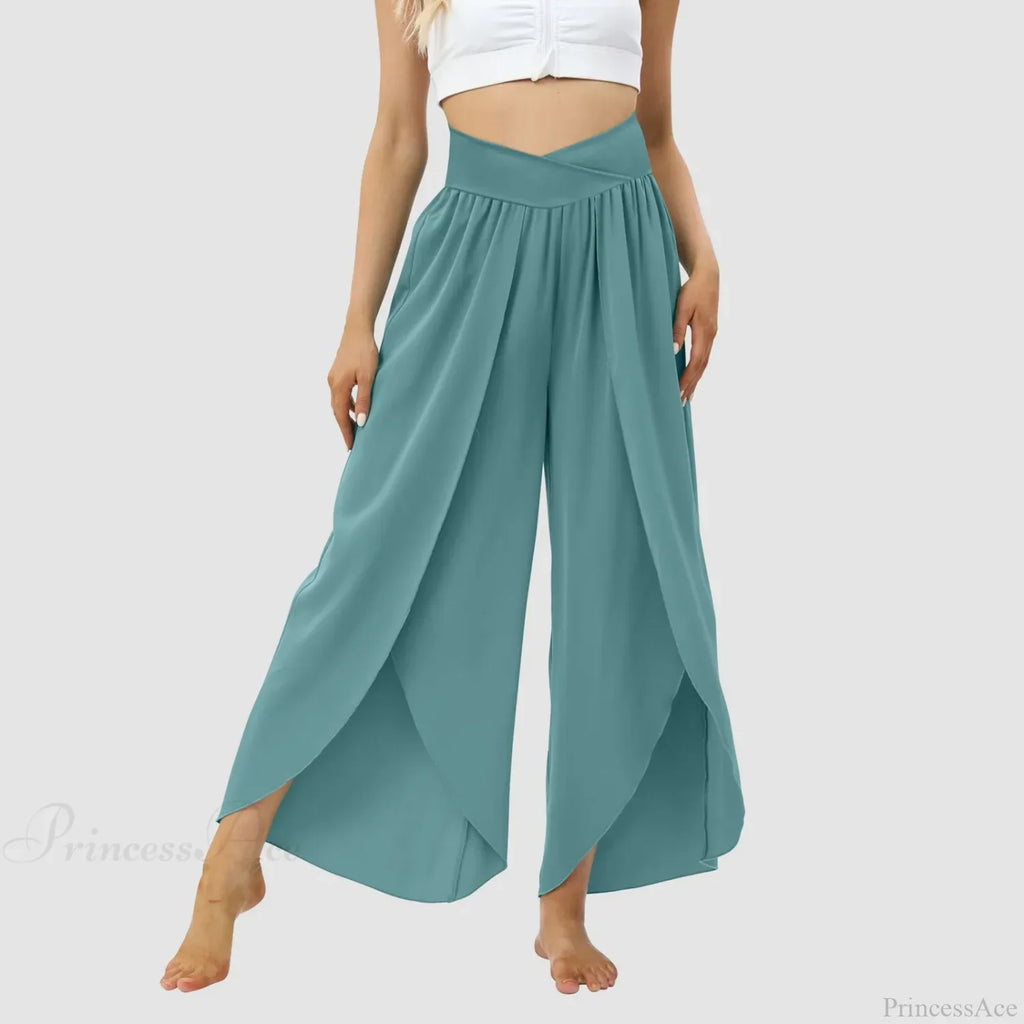 Tulle Ruffled Pleated Summer Pants