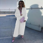 Turn Down Collar Knitted Cardigan