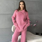 Turtle Collar Zip Sweater
