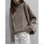 Turtleneck Cashmere Thickened Sweater