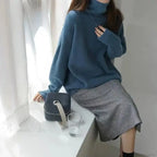 Turtleneck Cashmere Thickened Sweater