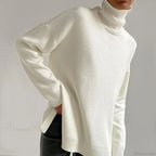 Turtleneck Casual Long-Sleeved Knitted Sweater